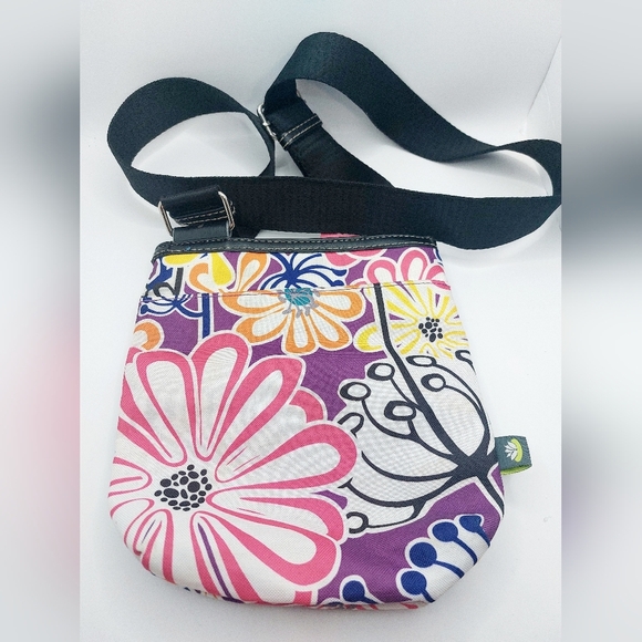 ⭐️5/$25 Lily Bloom Crossbody‎ Bag Purse MULTI-COLOR FLOWER PRINT - Picture 5 of 12